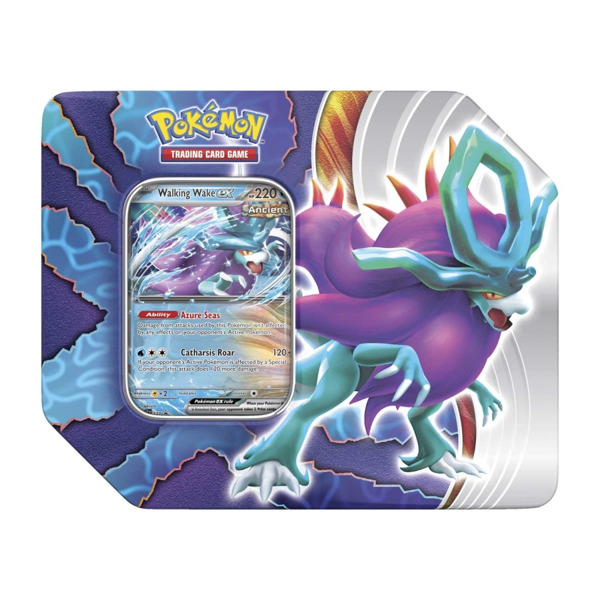 Pokemon Walking Wake Tin