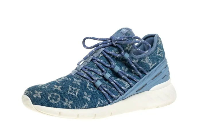 Louis Vuitton Denim Monogram Fastlane Sneakers - Blue Sneakers, Shoes -  LOU271187