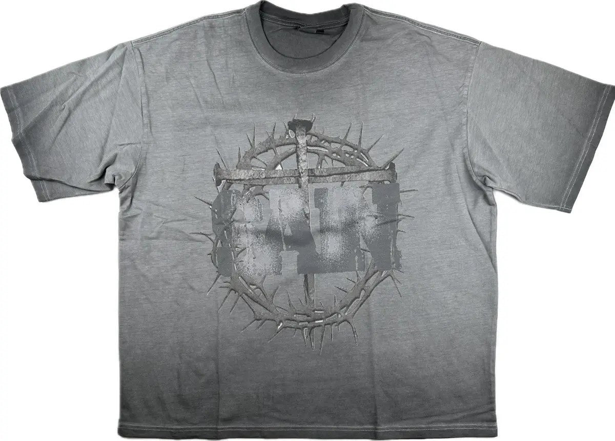 Saint Vanity Grey Saint Cross Tee