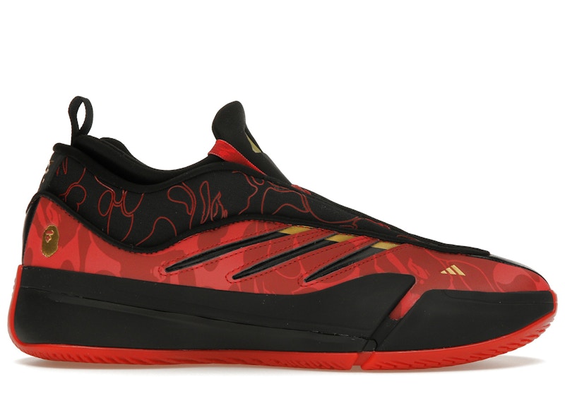 adidas Dame 9 Bape Black Red