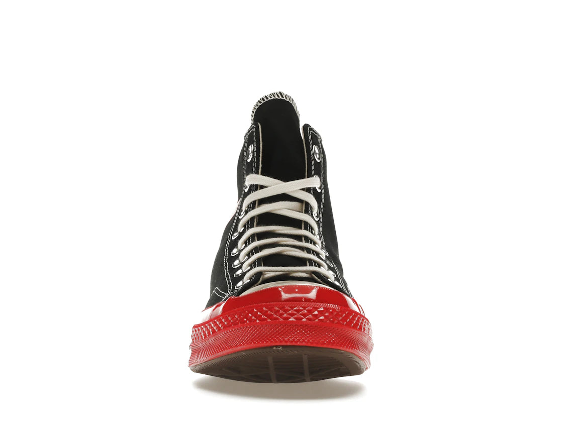 Converse Chuck Taylor All Star 70 Hi Comme des Garcons PLAY Black Red Midsole