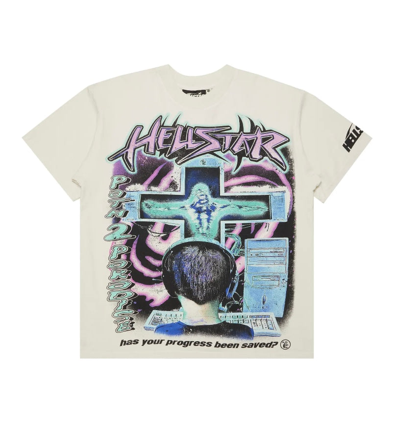 Hellstar Online T-Shirt 'White'