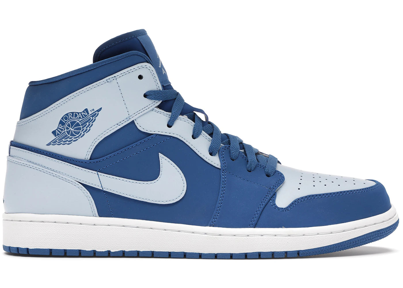 Jordan 1 Retro Mid Team Royal Ice Blue