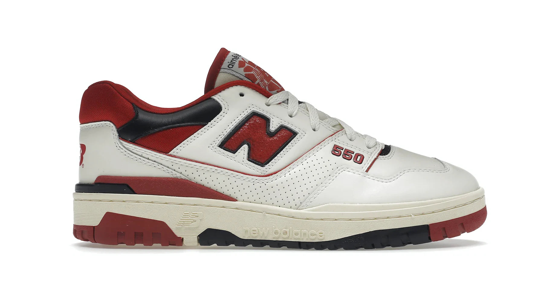 New Balance 550 Aime Leon Dore White Red 12M/13.5W (Pre-Owned)