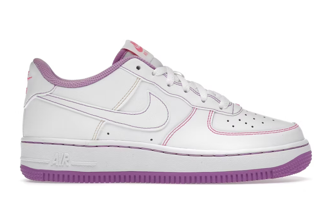 Nike Air Force 1 Low Contrast Stitch Fuchsia Glow (GS)