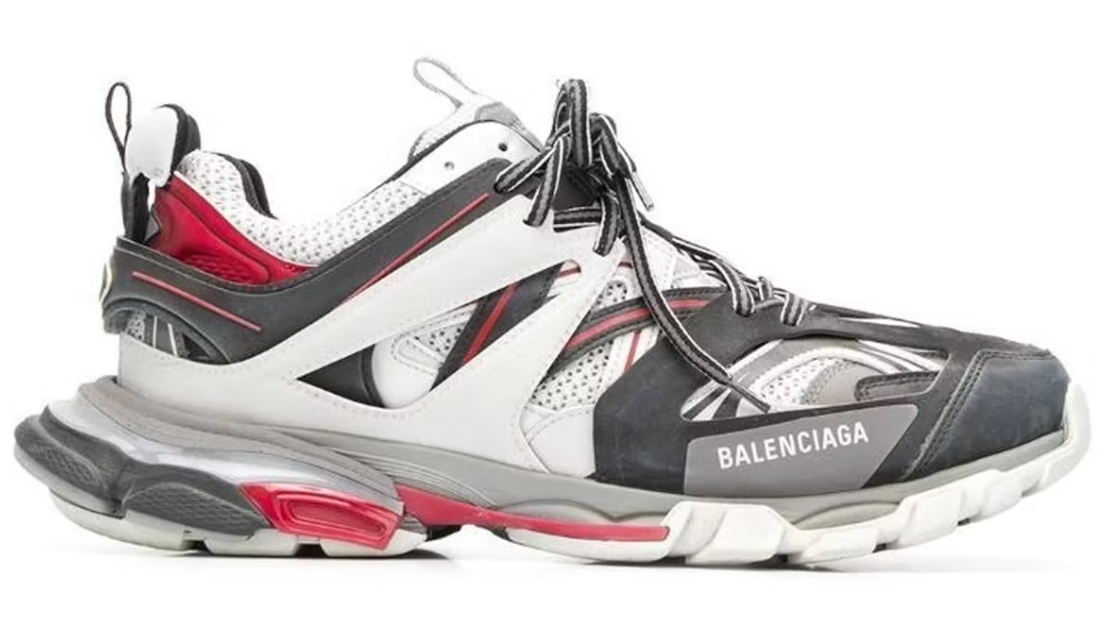 Balenciaga Track White Grey Red