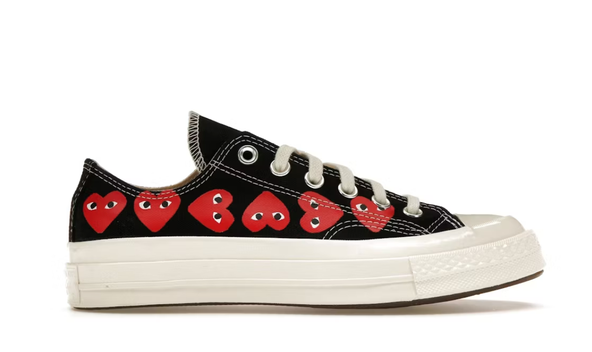 Converse Chuck Taylor All Star 70 Ox Comme des Garcons PLAY Multi-Heart Black