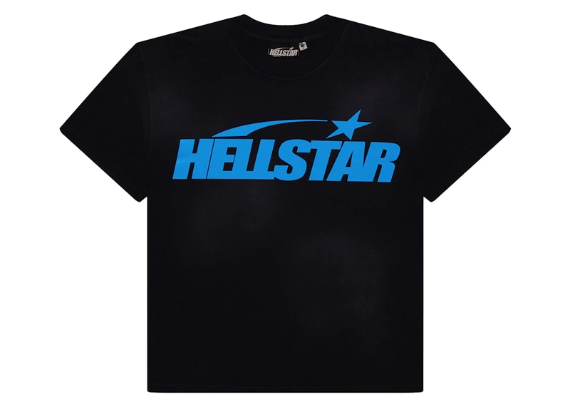 Hellstar Classic T-shirt (Regular Print) Black/Blue