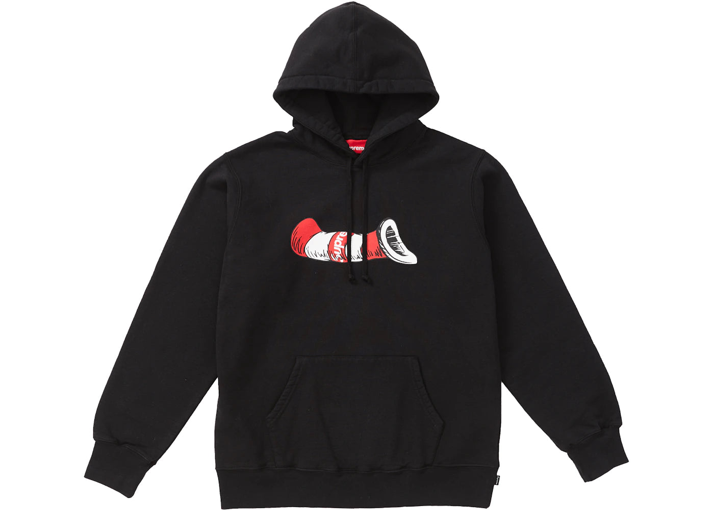 Supreme Cat in the Hat Hooded Sweatshirt Black