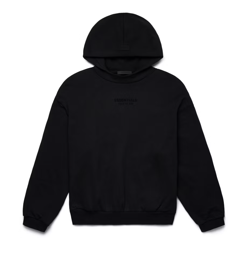 Fear of God Essentials Hoodie Jet Black