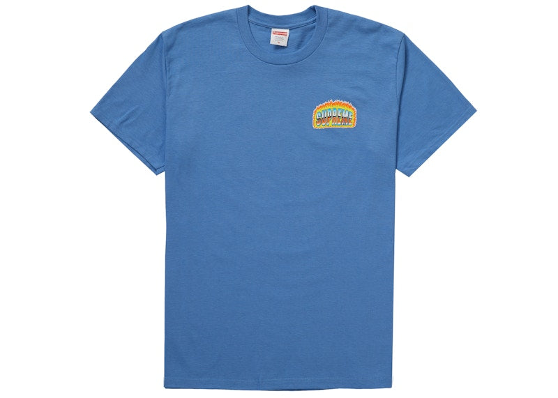 Supreme Chrome Tee Dusty Light Royal