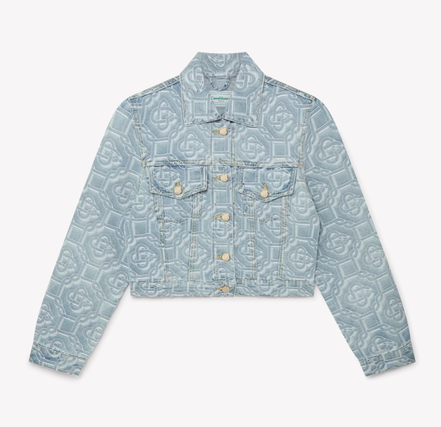 Casa Blanca Monogram Denim Jacket