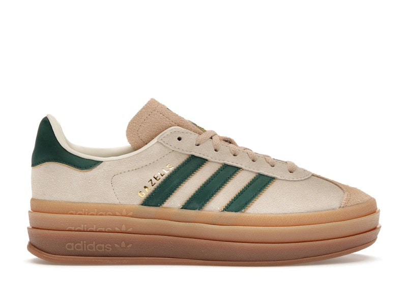 adidas Gazelle Bold Magic Beige Collegiate Green (Women's)