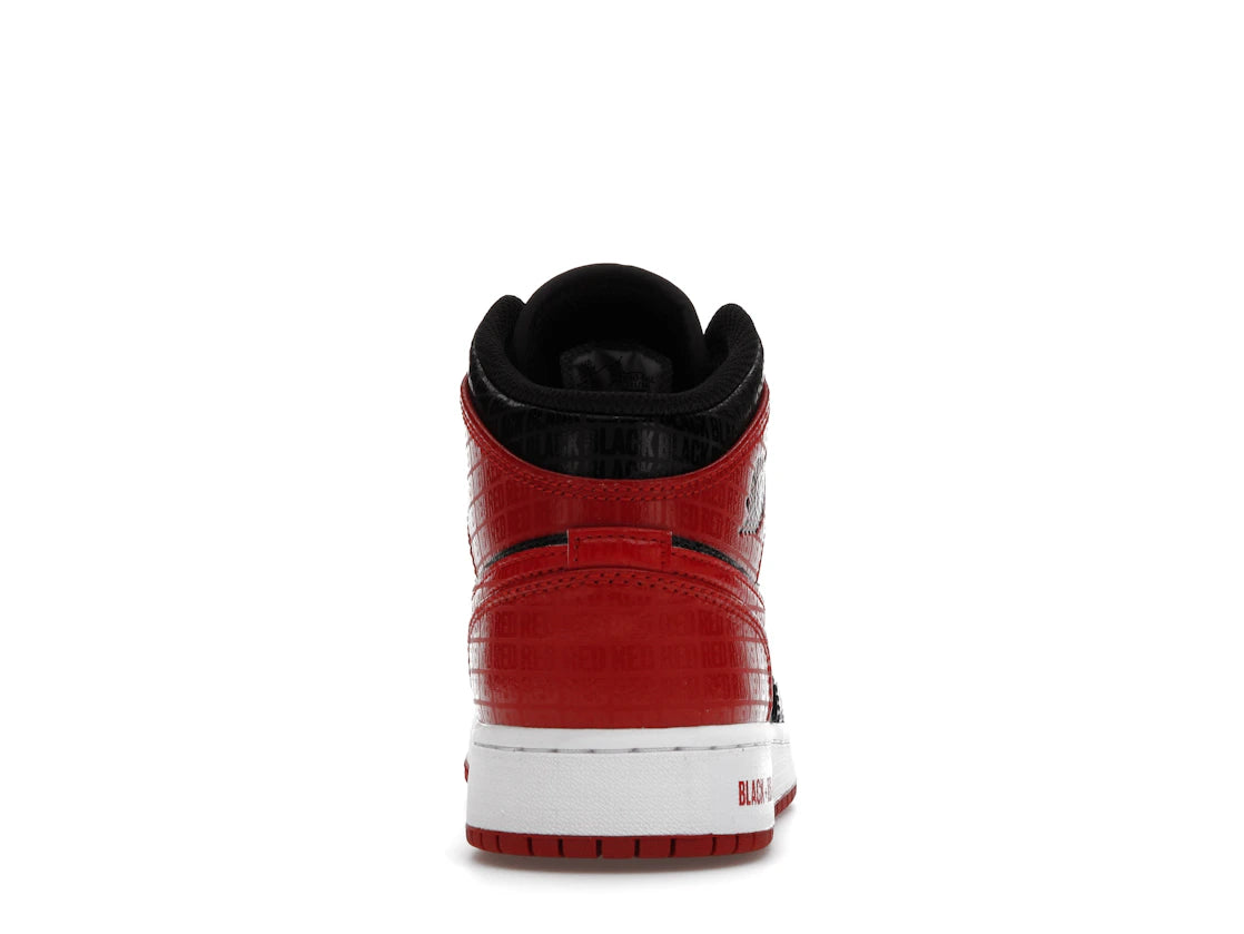 Jordan 1 Mid Bred Text (GS)