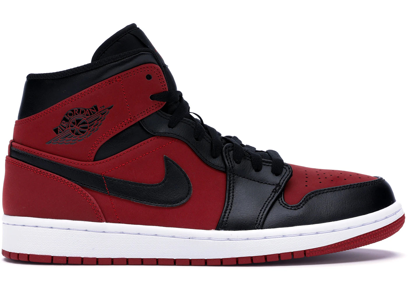 Jordan 1 Mid Gym Red Black