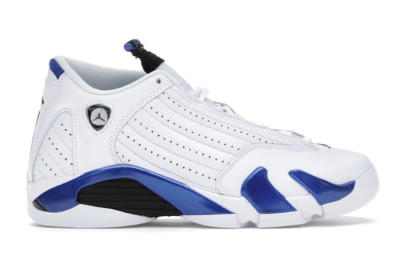 Jordan 14 Retro White Hyper Royal (GS)