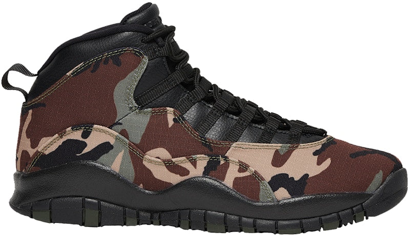 Air Jordan 10 Retro Woodland Camo