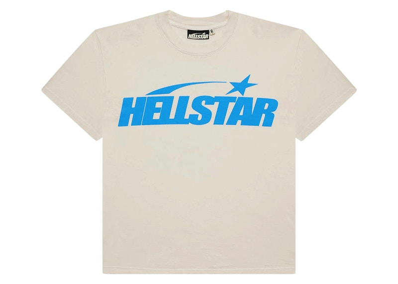 Hellstar Classic T-shirt (Regular Print) White/Blue