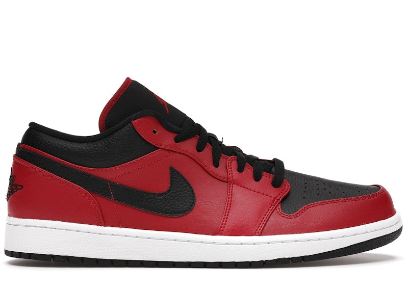 Jordan 1 Low Reverse Bred Pebbled Swoosh