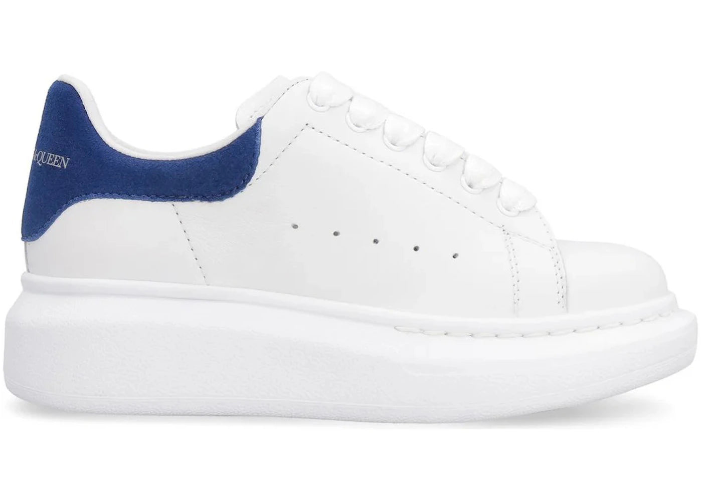 Alexander McQueen Oversized Sneaker White Paris Blue