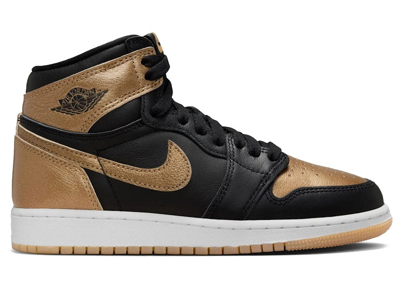 Jordan 1 Retro High OG Black Metallic Gold (GS)