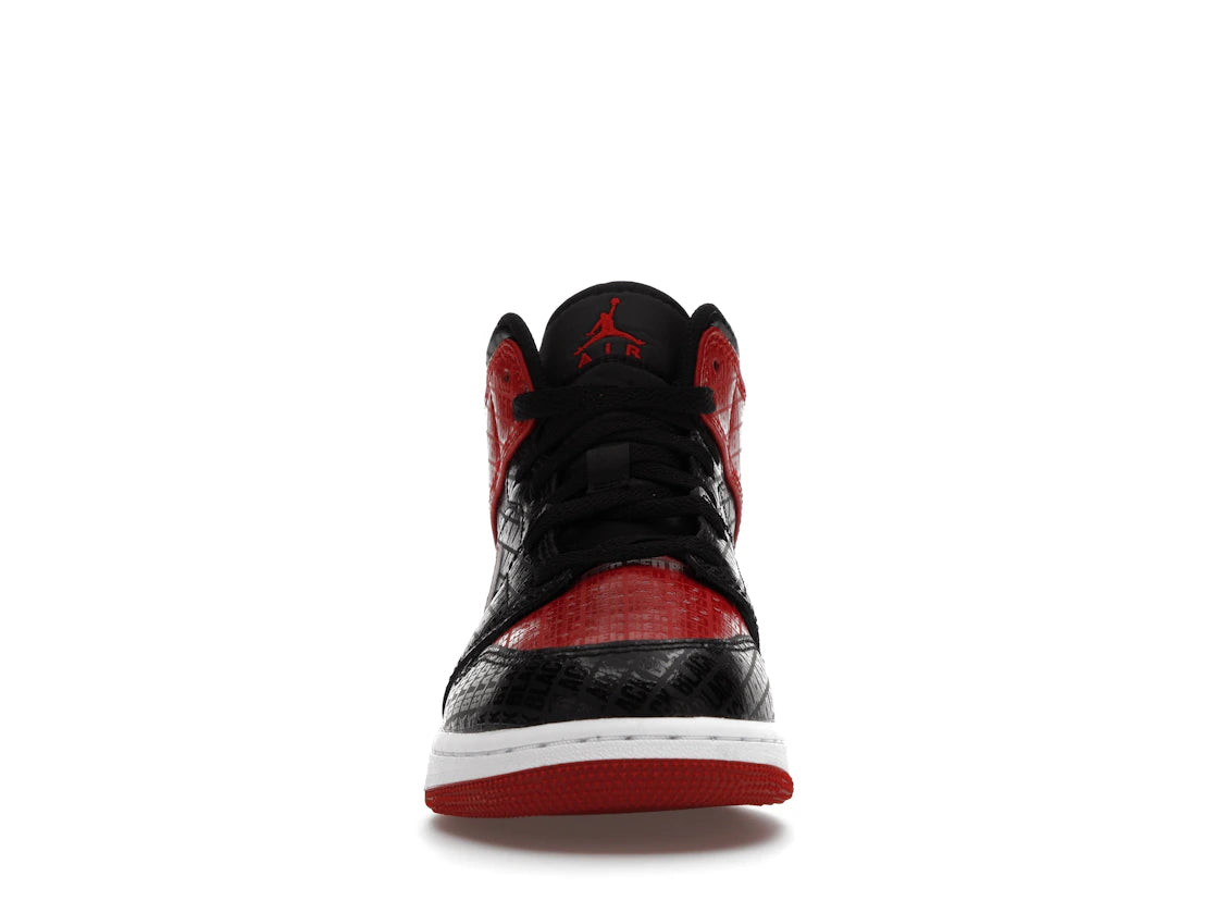 Jordan 1 Mid Bred Text (GS)