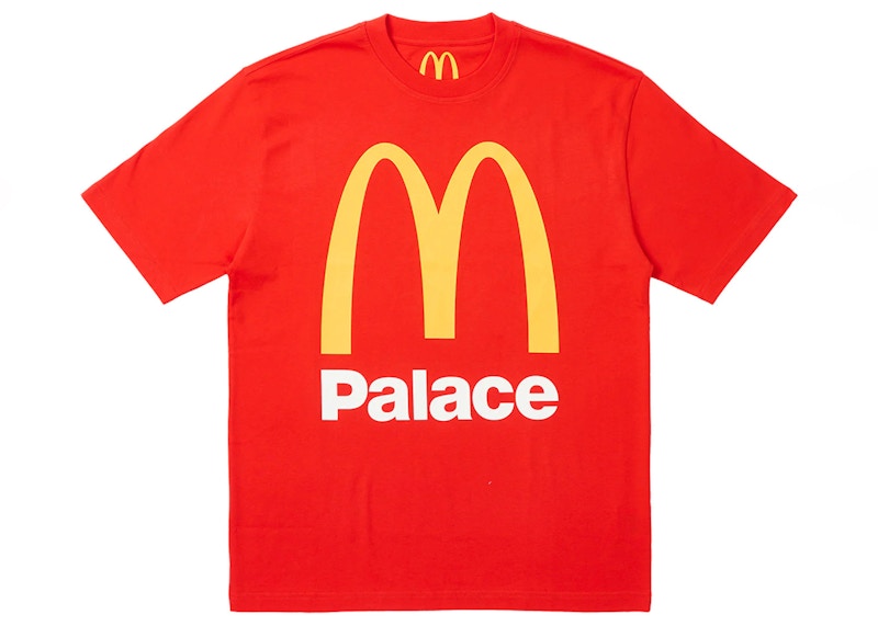 Palace x McDonald's Logo T-shirt Red