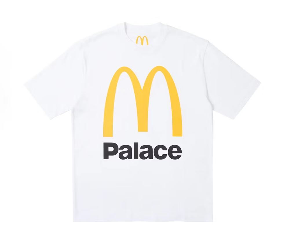 Palace x McDonald's Logo T-shirt White