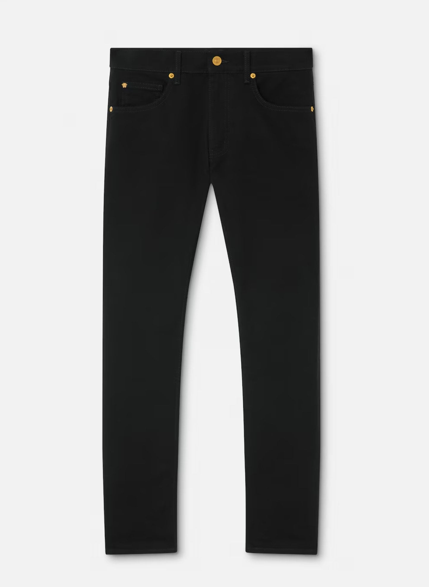 Versace Embroidered Slim Jeans