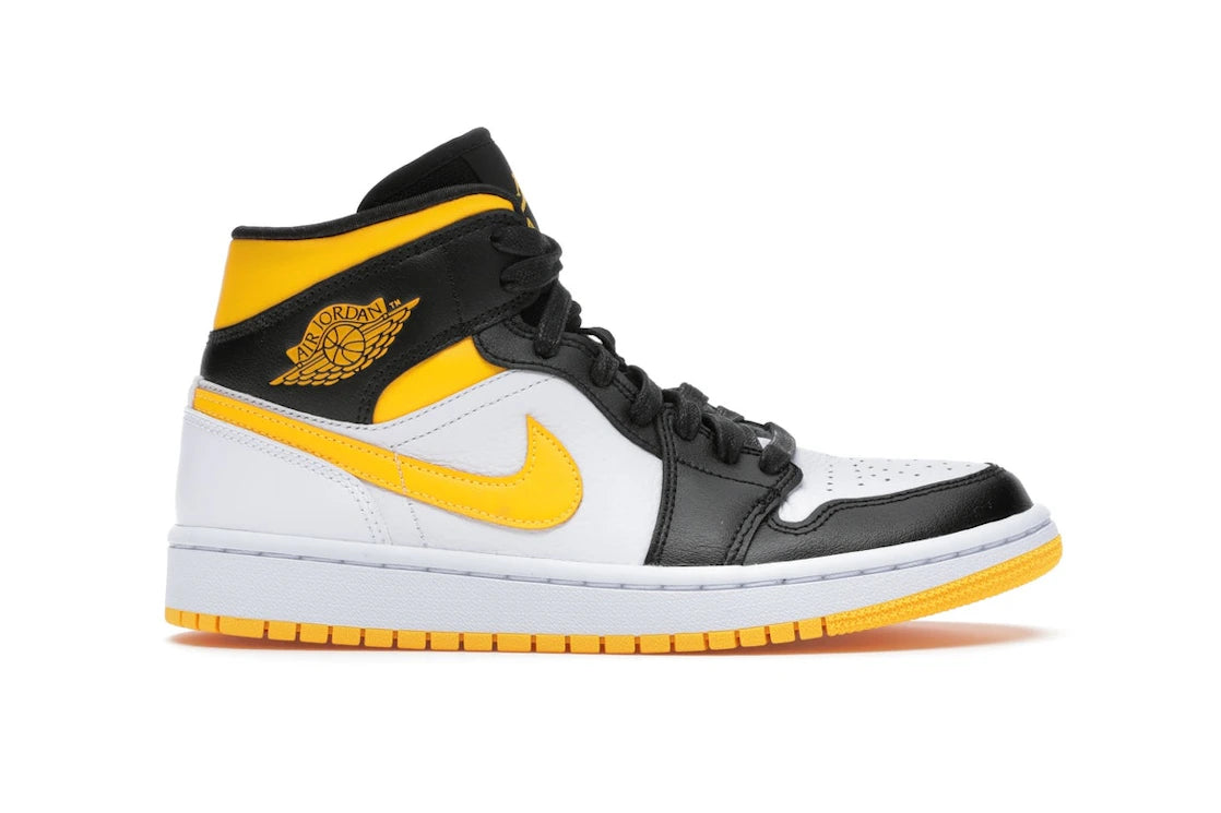 Jordan 1 Mid Laser Orange Black (Women's)