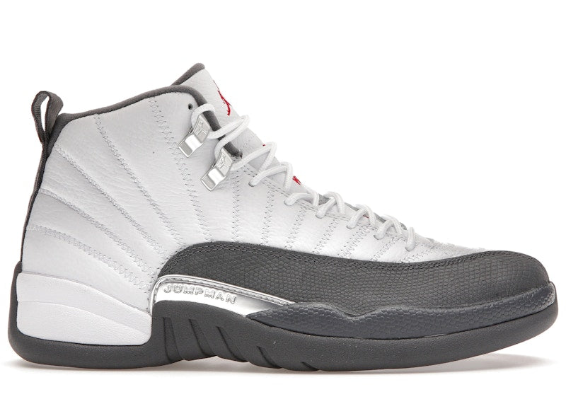 Jordan 12 Retro White Dark Grey