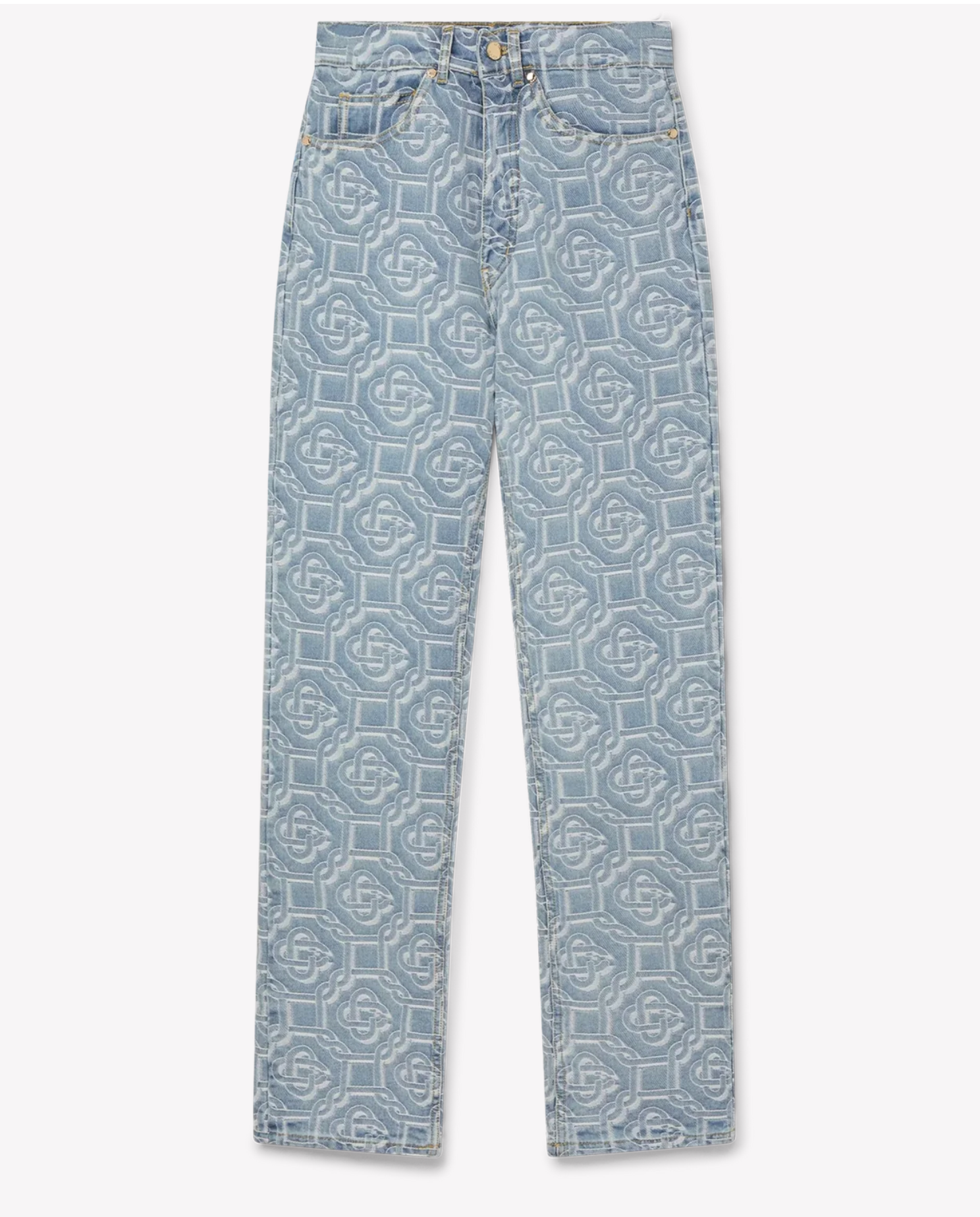 Casa Blanca Monogram Denim Pant