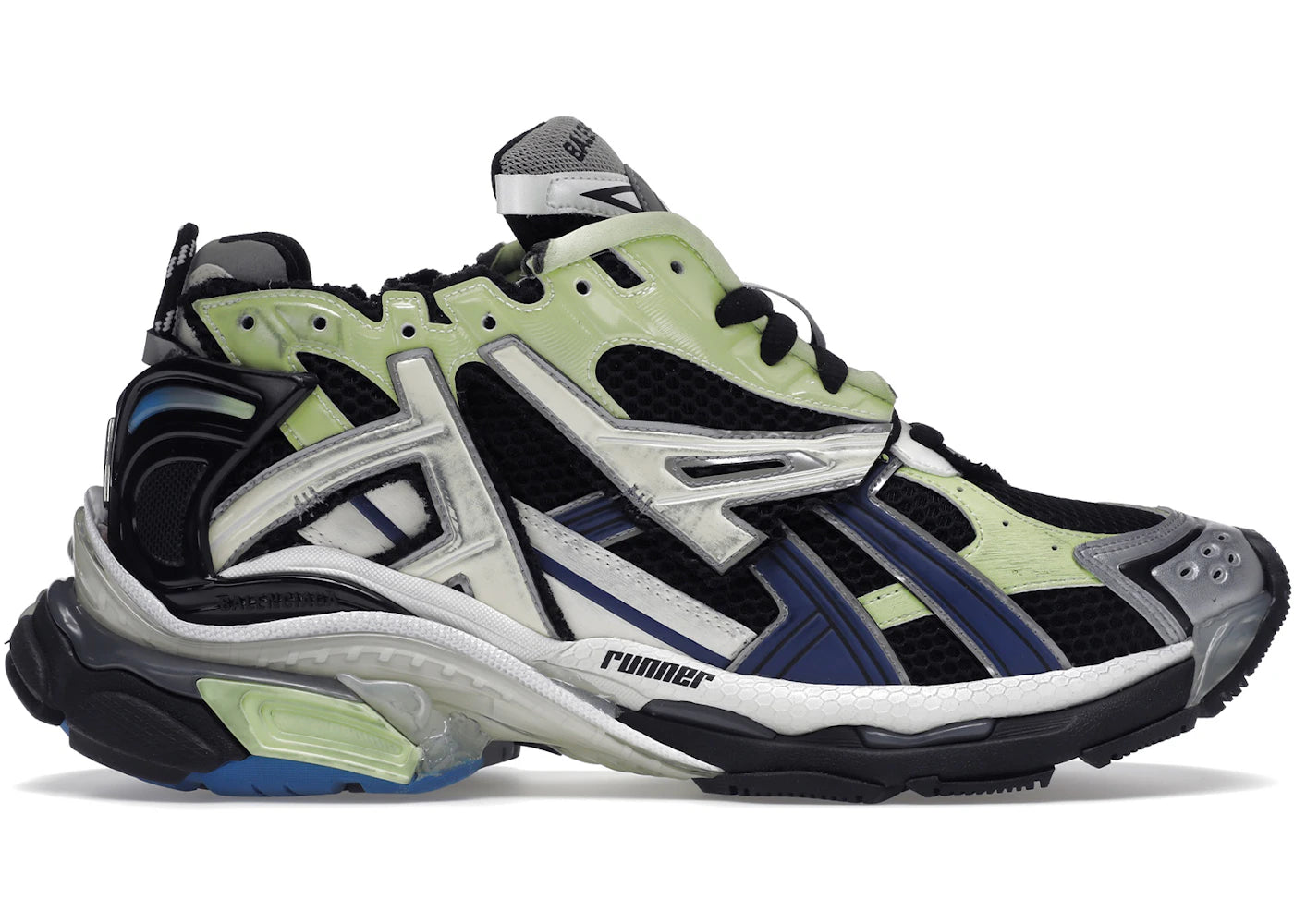 Balenciaga Runner Green Blue Black Grey
