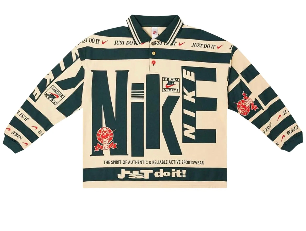 Nike x Cactus Plant Flea Market Long-Sleeve Polo 'Natural'