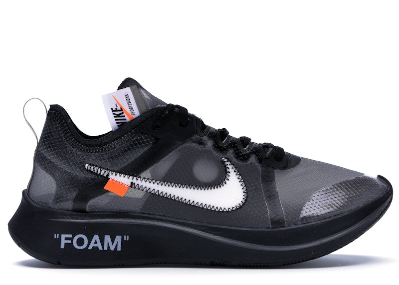 Nike Zoom Fly Off-White Black Silver