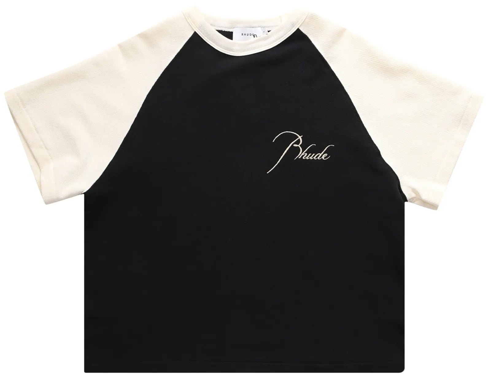 Rhude Pique Raglan Tee 'Vintage White'