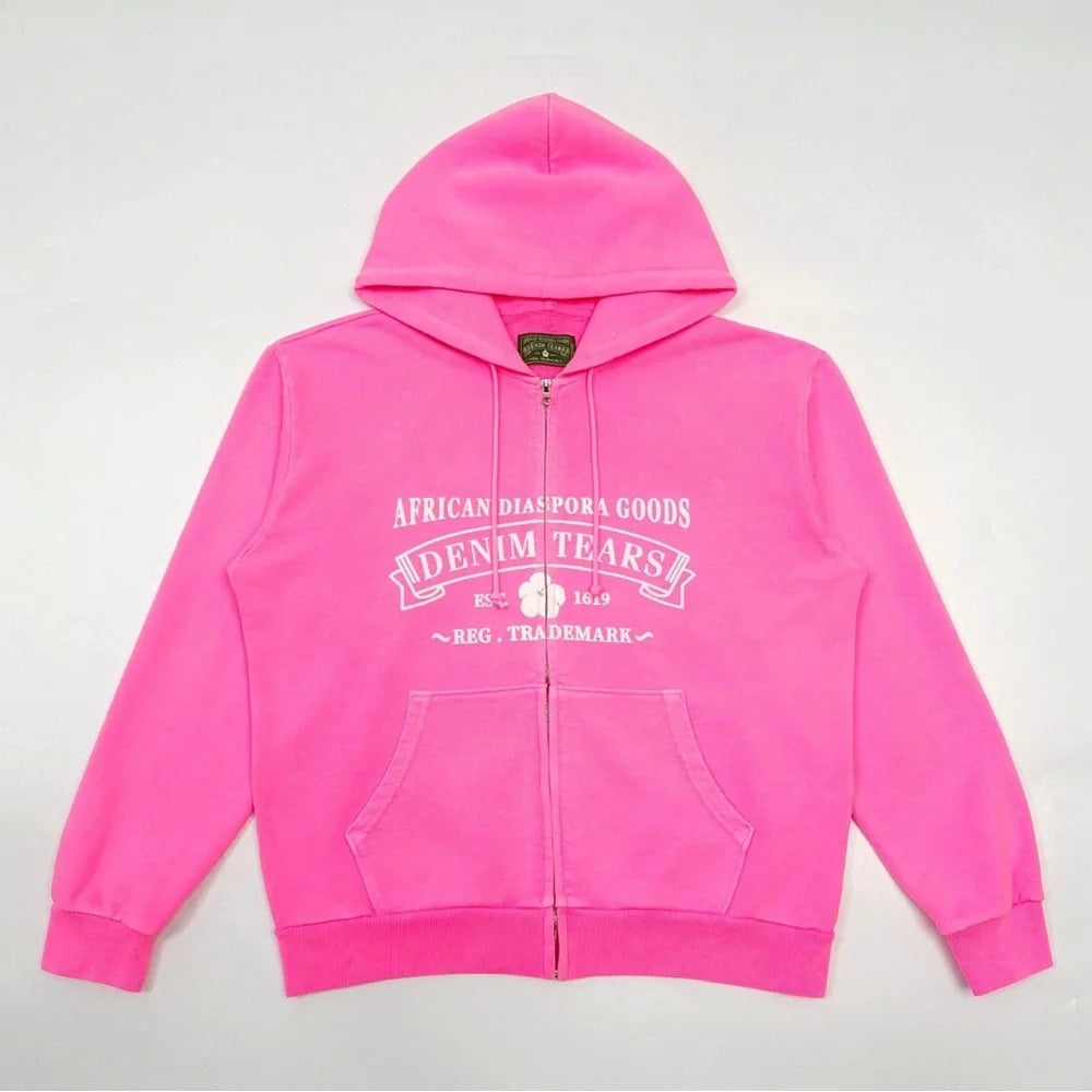 Denim tears Pink Zipup