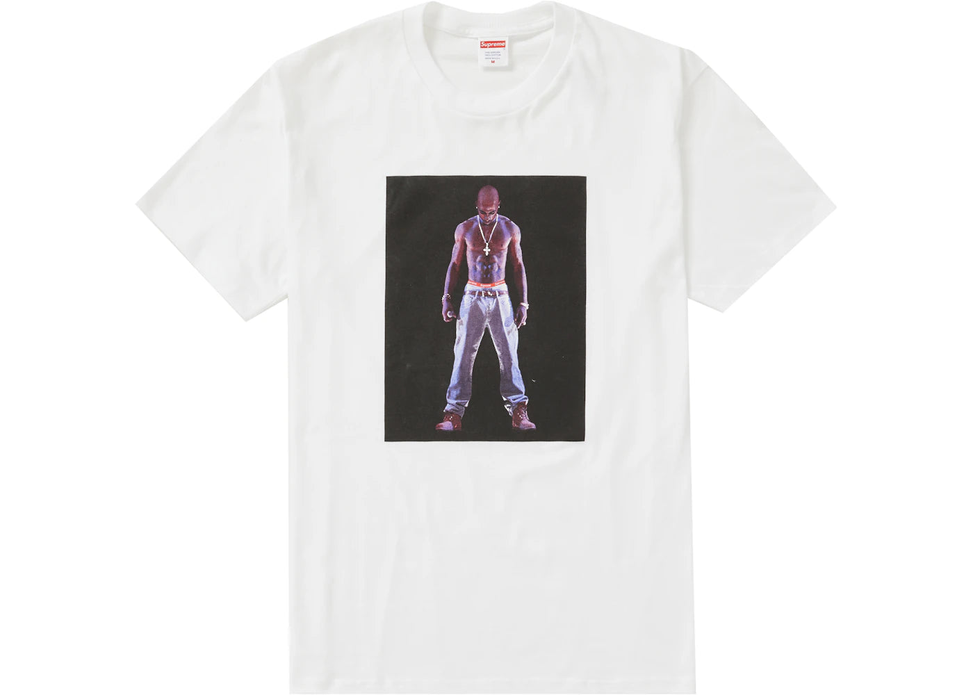 Supreme Tupac Hologram Tee White