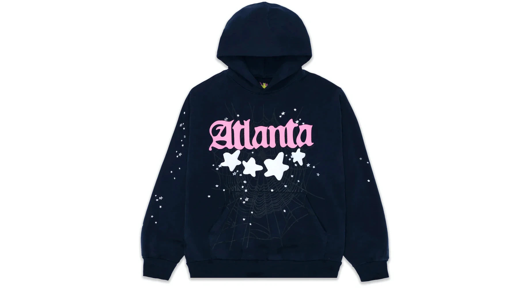 Sp5der Atlanta Hoodie Navy