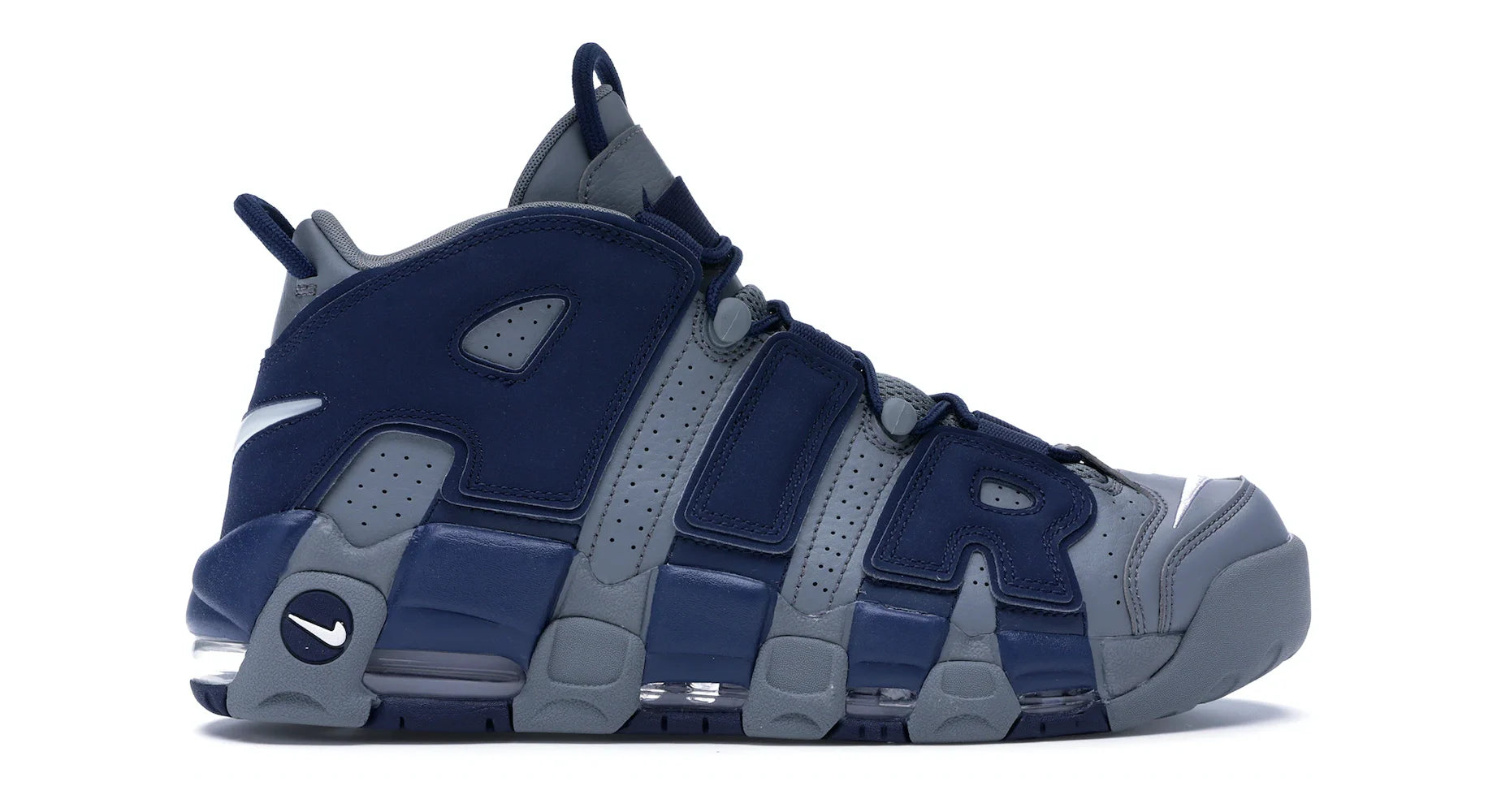Nike Air More Uptempo Cool Grey Midnight Navy