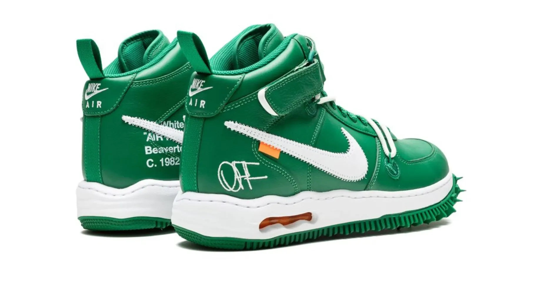 Off White x Nike Air Force 1 Mid Pine Green Dropping April 28