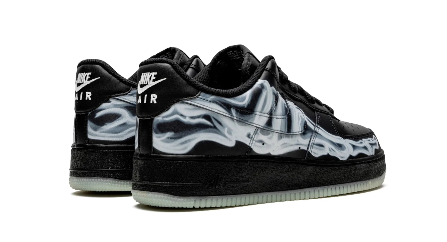 Nike Air Force 1 Low Black Skeleton Halloween (2019)