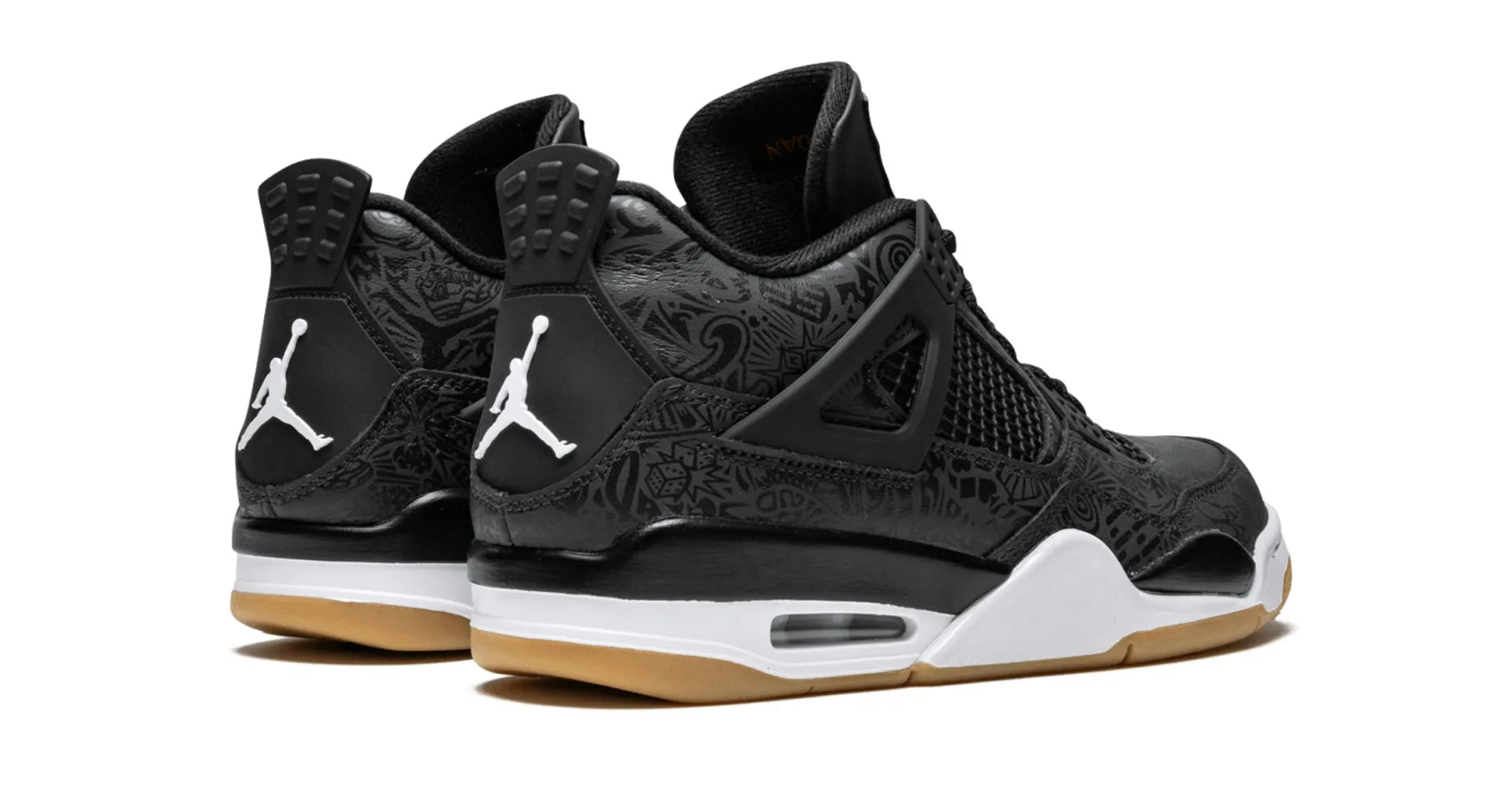 Jordan 4 Retro Laser Black Gum