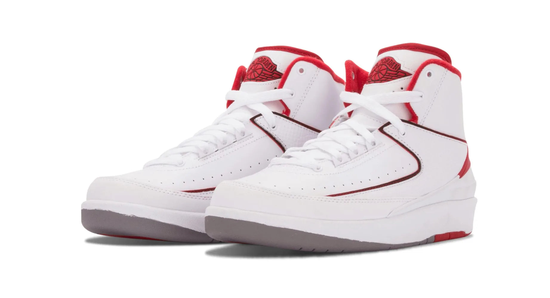 Jordan 2 Retro White Red (2014) (GS)