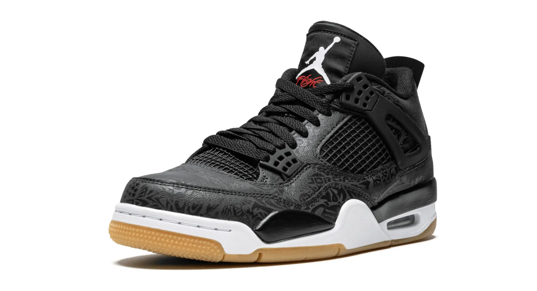 Jordan 4 Retro Laser Black Gum