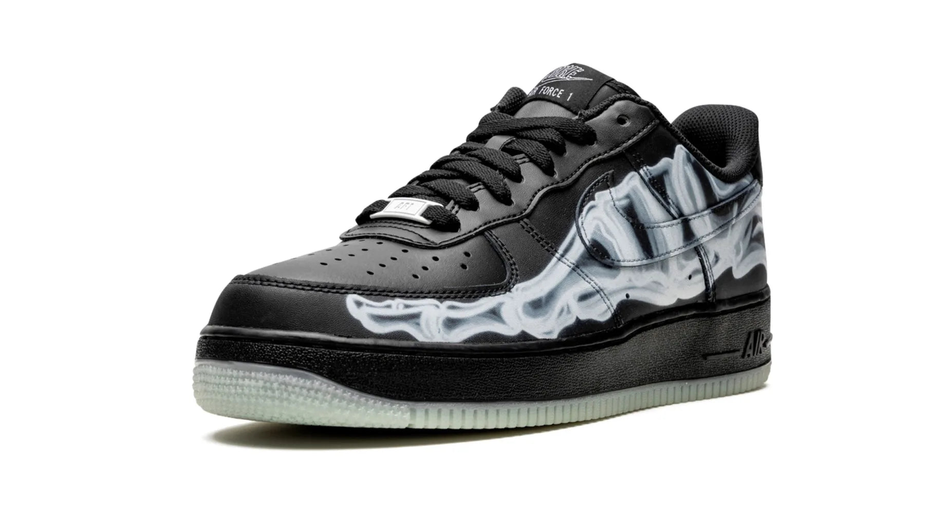 Nike Air Force 1 Low Black Skeleton Halloween (2019)