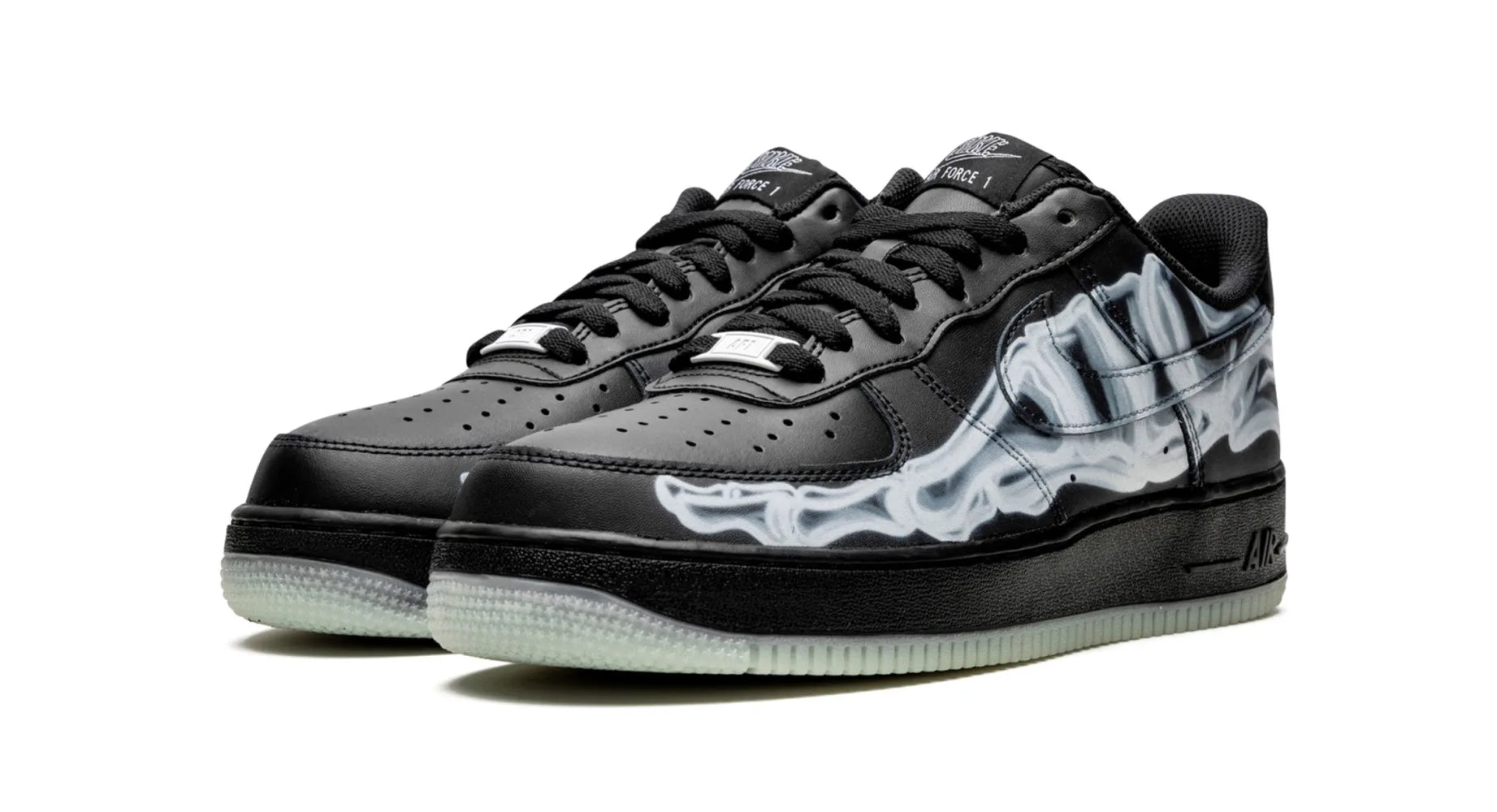 Nike Air Force 1 Low Black Skeleton Halloween (2019)